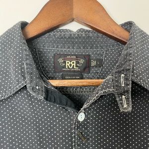 Ralph Lauren poco-dot button up! Large